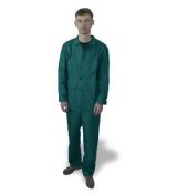 Odemon pracovní oděv do pasu V zelený